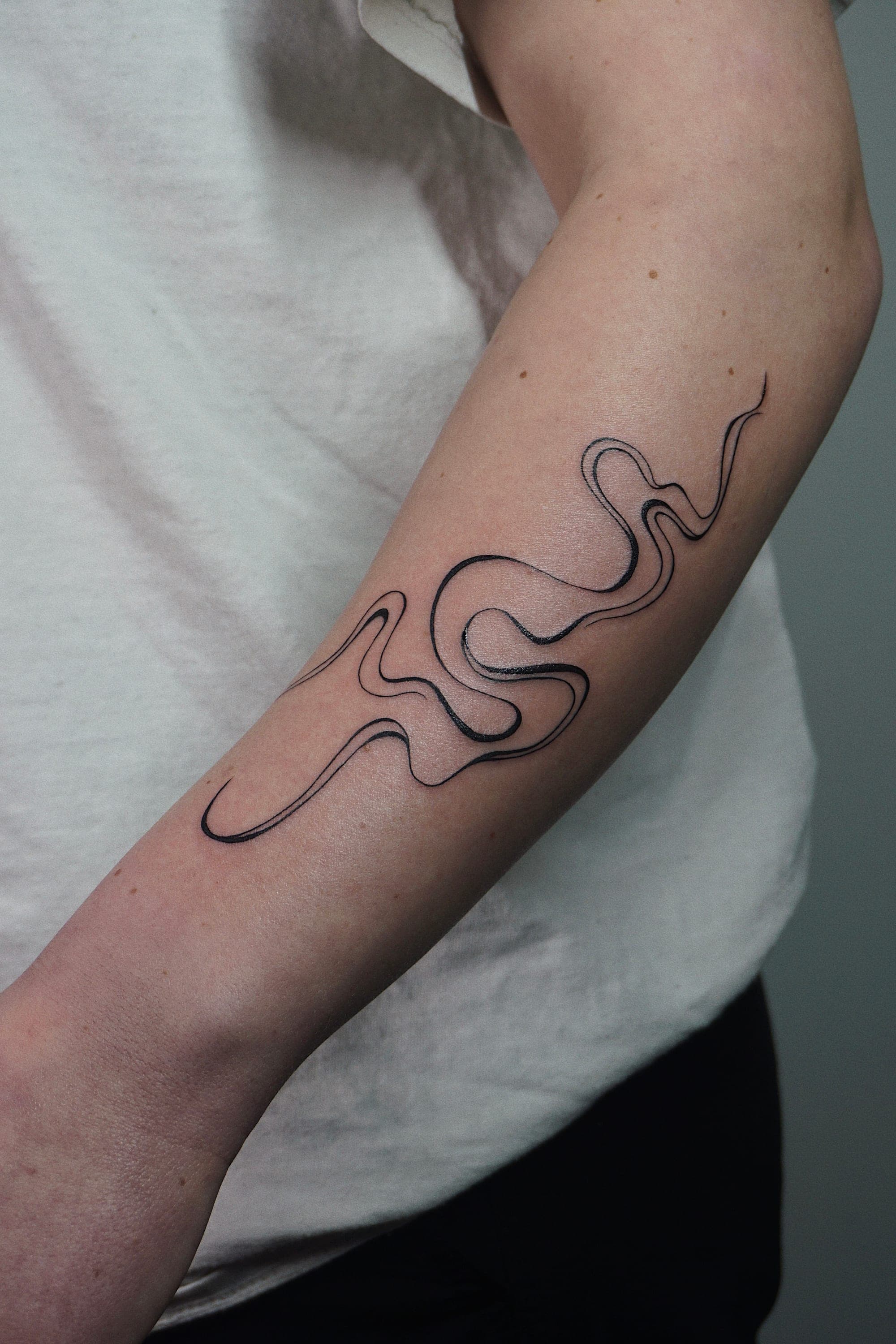 Abstract Flow – Fineline, Flow von Lea, Atelier Noir nu Köln
