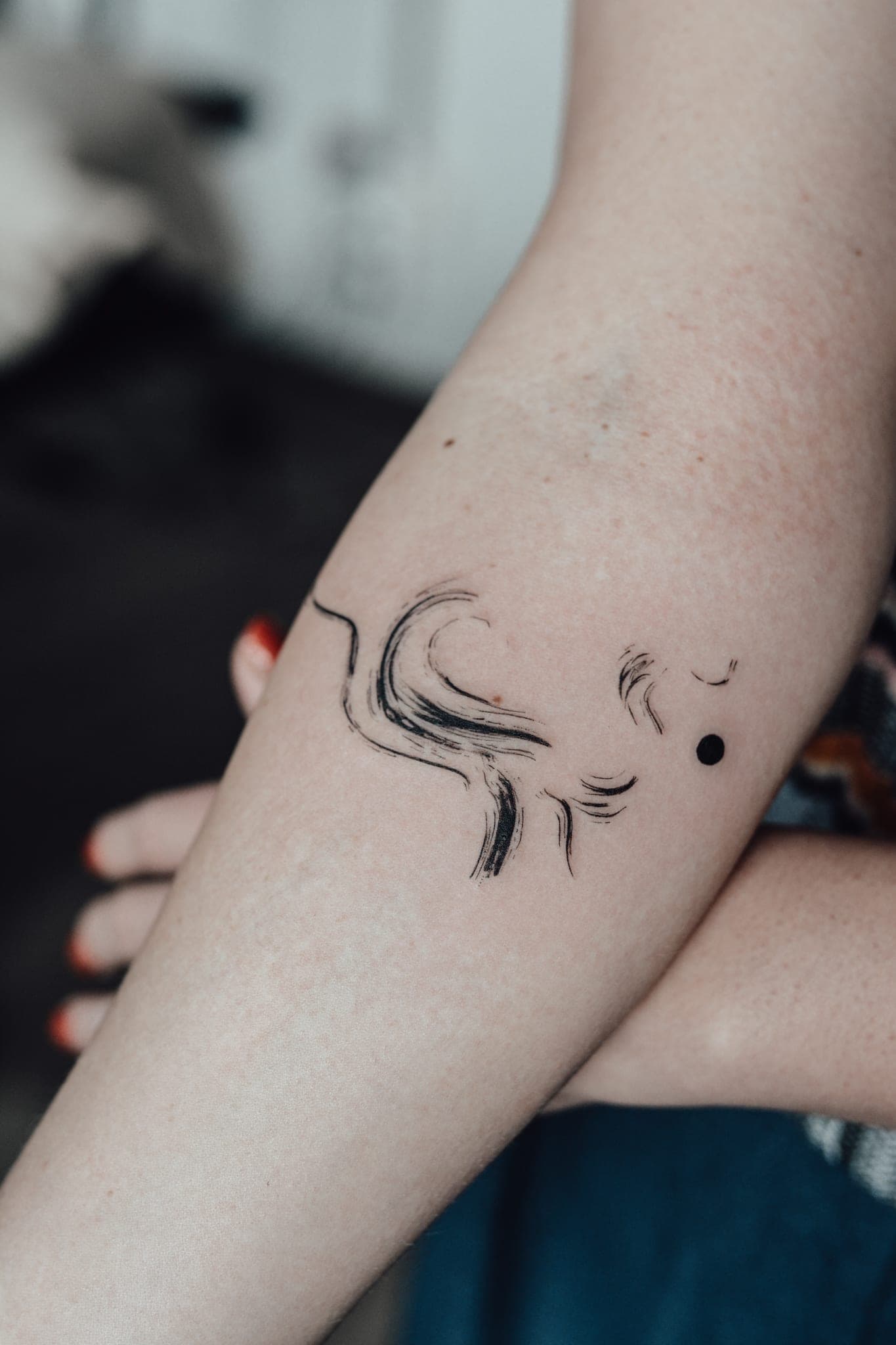 Brush Waves – Brushstrokes, Fineline von Natalie, Atelier Noir nu Köln