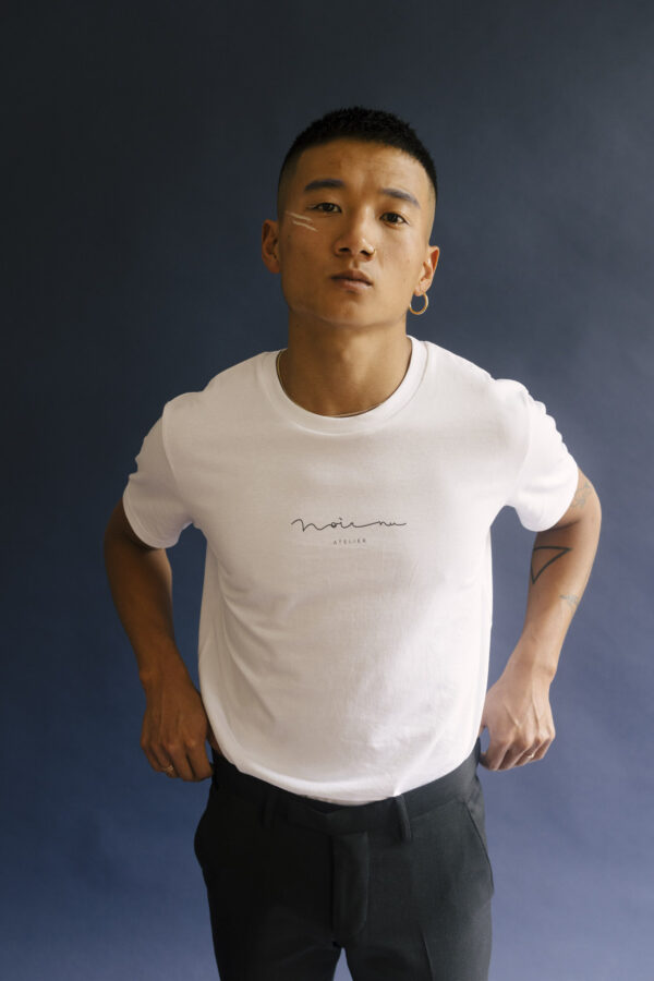 T-Shirt Bio-Baumwolle mit Logo Druck Atelier Noir nu